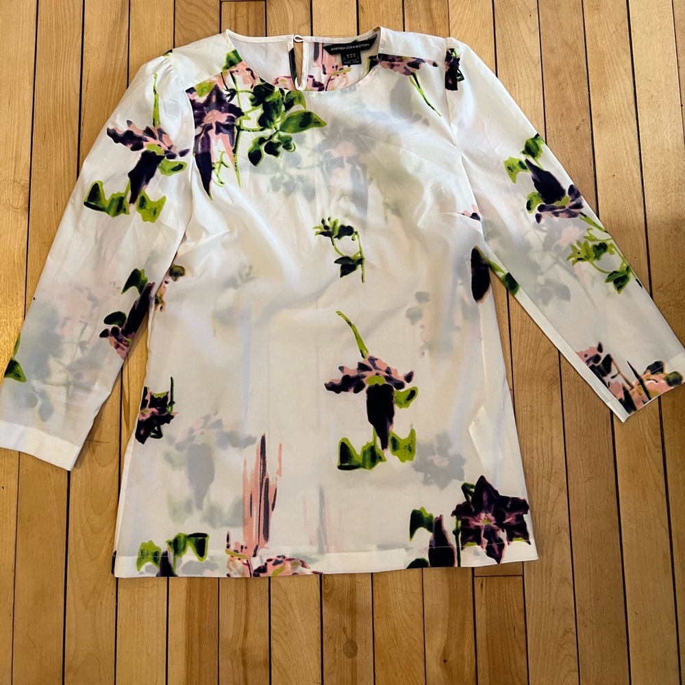 French connection sheer top